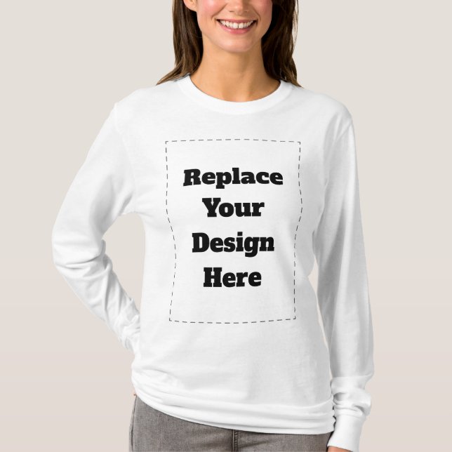 Camiseta Crea tu propio blanco (Anverso)