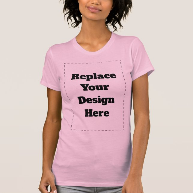 Camiseta Crea tu propio blanco (Anverso)
