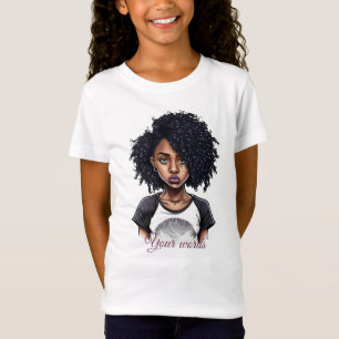 Camiseta Crea tu propio Chica negro tatuado