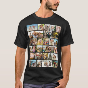 Camiseta Crea tu propio collage de 28 fotos
