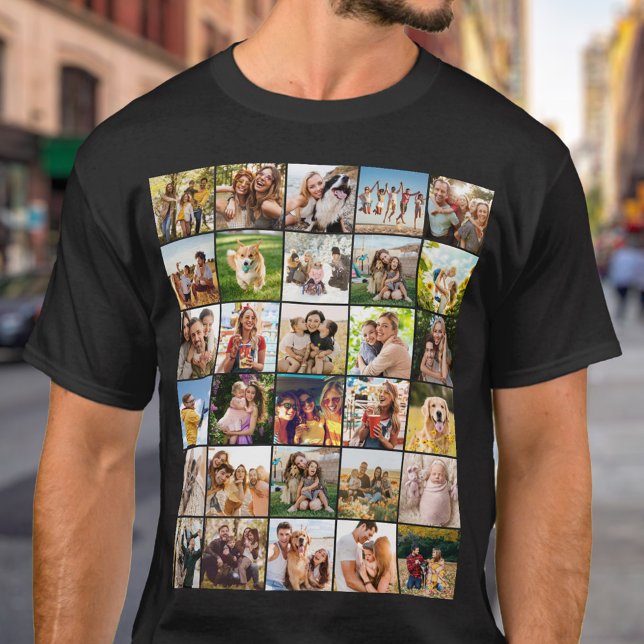 Camiseta Crea tu propio collage de 30 fotos personalizadas (Subido por el creador)