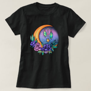 Camiseta Crea tu Propio Creciente de Luna Mágico y Cristale