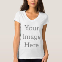 Camiseta Crea tu propio cuello-V femenino