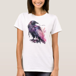 Camiseta Crea Tu Propio Cuervo Negro Místico
