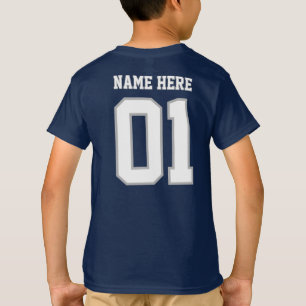 Camiseta CREA-TU-PROPIO diseño personalizado DIY Número de 