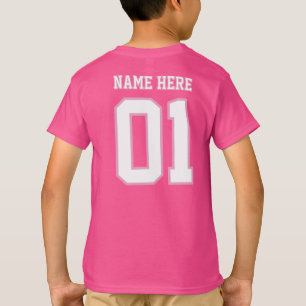 Camiseta CREA-TU-PROPIO Diseño personalizado Número de equi