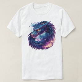 Camiseta Crea tu propio dragón púrpura místico