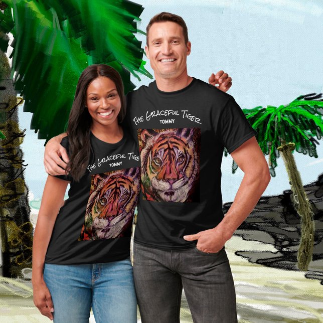 Camiseta Crea tu propio ejercicio de tigre elegante de tai  (Subido por el creador)