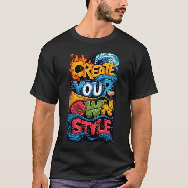 Camiseta Crea Tu Propio Estilo (Anverso)