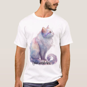Camiseta Crea Tu Propio Gato Blanco Mágico