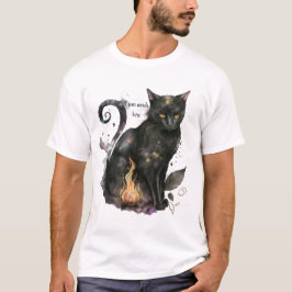 Camiseta Crea tu propio gato negro mágico