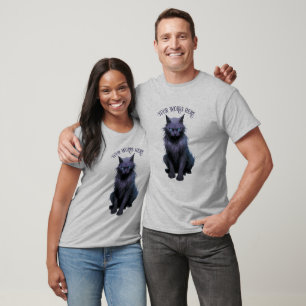 Camiseta Crea Tu Propio Gato Negro Mágico