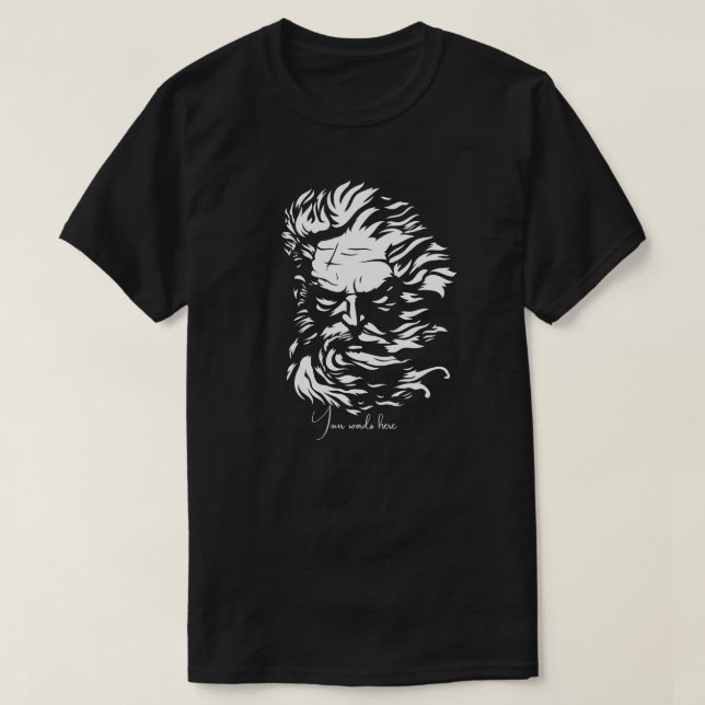 Camiseta Crea tu propio jefe de Zeus (Diseño del anverso)