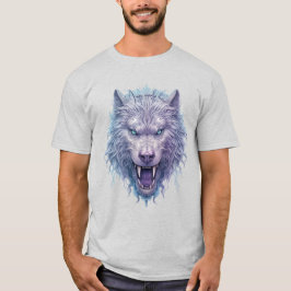 Camiseta Crea tu propio lobo púrpura malvado