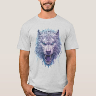 Camiseta Crea tu propio lobo púrpura malvado