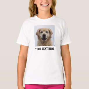 Camiseta Crea tu propio Mascota Dog Photo Name T-Shirt
