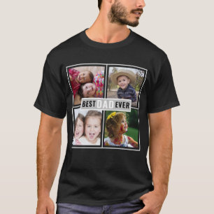 Camiseta Crea tu propio mejor papá cada cuatro Collages de