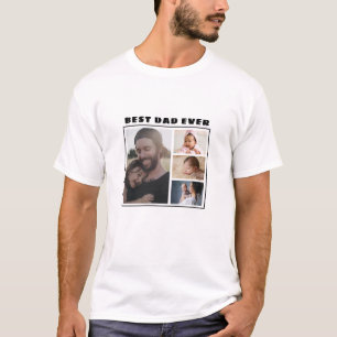 Camiseta Crea tu propio mejor papá cada cuatro Collages de