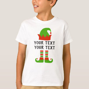 Camiseta Crea tu propio Navidad gracioso Elf T-Shirt