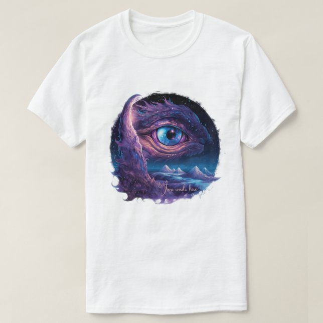 Camiseta Crea Tu Propio Ojo de Dragón Místico (Diseño del anverso)