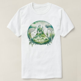 Camiseta Crea tu propio paisaje de castillo de fantasía ver