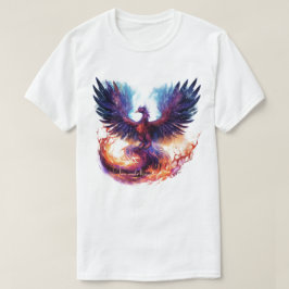 Camiseta Crea tu propio pájaro de fuego mítico fénix