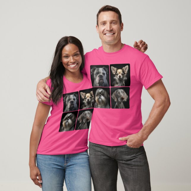 Camiseta Crea tu propio perro 4 foto (Unisexo)
