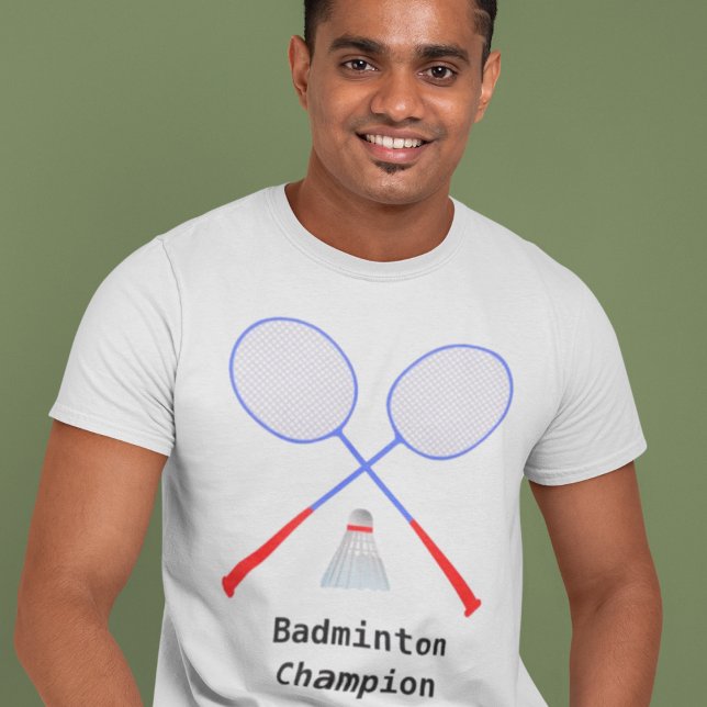 Camiseta Crea tu propio reproductor de Badminton (Create Your Own Badminton Player T-Shirt)