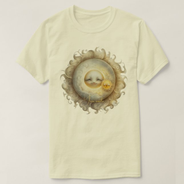 Camiseta Crea tu propio sol y luna (Diseño del anverso)