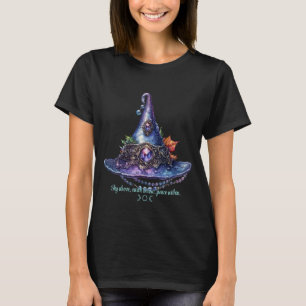 Camiseta Crea Tu Propio Sombrero De Bruja De Otoño Con Joya