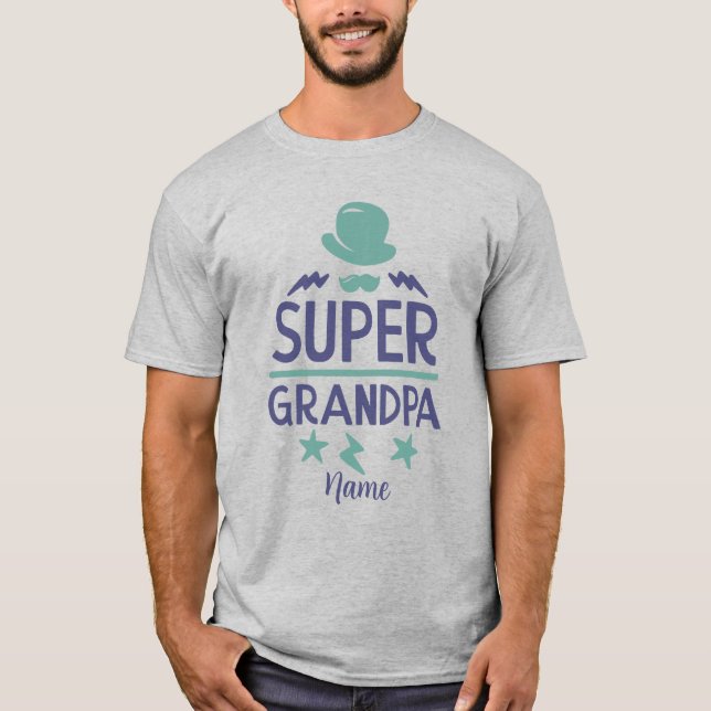 Camiseta Crea tu propio superabuelo (Anverso)