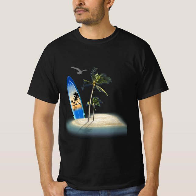 Camiseta Crea tu propio surf en la playa (Anverso)
