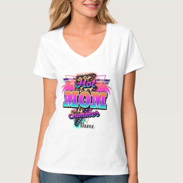 Camiseta Crea tu propio verano de mamá caliente (Anverso)