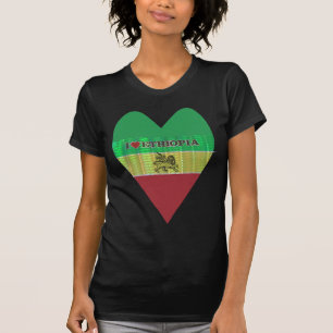 Camiseta Crea tu propio yo amo la bella Etiopía