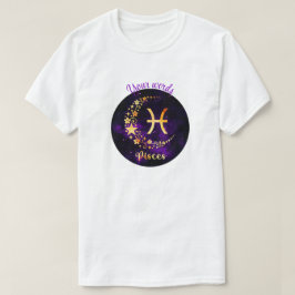 Camiseta Crea tu propio Zodiac Pisces Celestes Púrpura