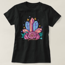Camiseta Crea tus Cristales y Rosas Personalizados