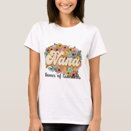 Camiseta Crea tus propias flores de nana