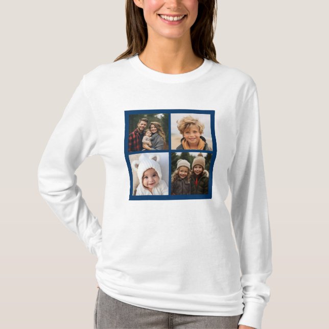 Camiseta Crea tus propias imágenes de la Marina Collage de  (Anverso)