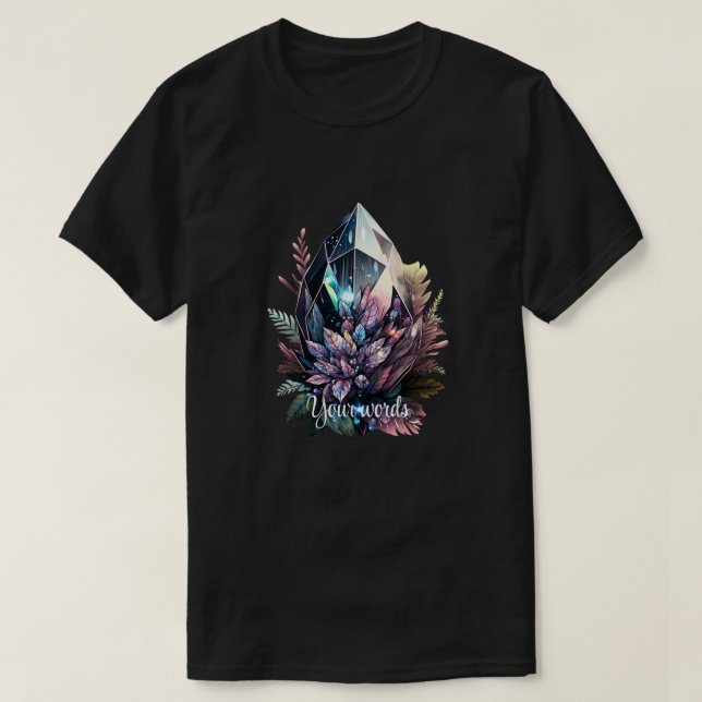 Camiseta Crea tus Propios Cristales Brillantes (Diseño del anverso)