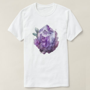 Camiseta Crea tus propios cristales de amatista púrpura