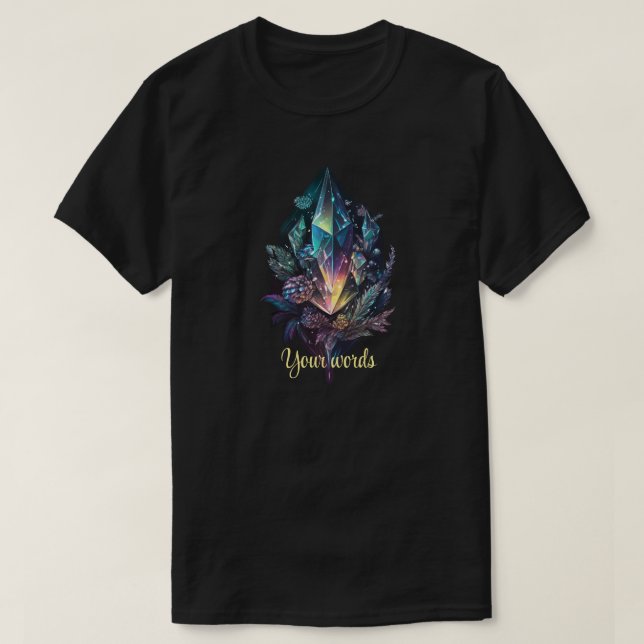 Camiseta Crea tus Propios Cristales Místicos (Diseño del anverso)