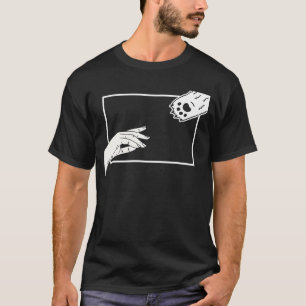 Camiseta Creación de Adán Creación Minimalista De Gato De M