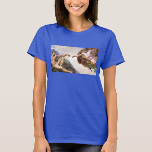 Camiseta Creación de Adán de Miguel Ángel