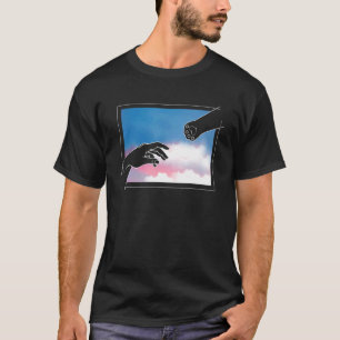 Camiseta Creación de Adán Gata Madre Amante de los Gatos Cr
