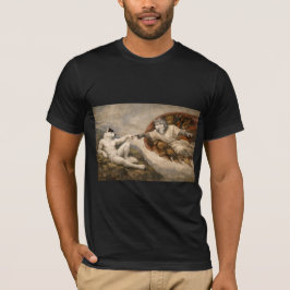 Camiseta Creación de Adán peludo