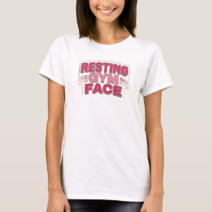 Camiseta Creación de Arte de CARA DE GIMNASIO EN REPOSO Imp