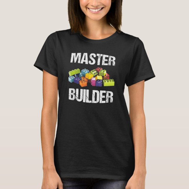 Camiseta Creación de bloques de lectura divertida de Master (Anverso)