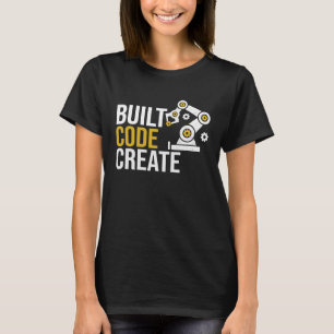 Camiseta Creación de código creado Automatización Programac