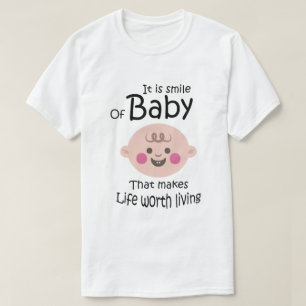 Camiseta Creación de regalo de cara elegante y bebé