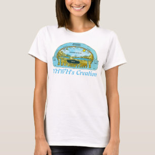 Camiseta Creación de s de YHWH " (tierra plana)